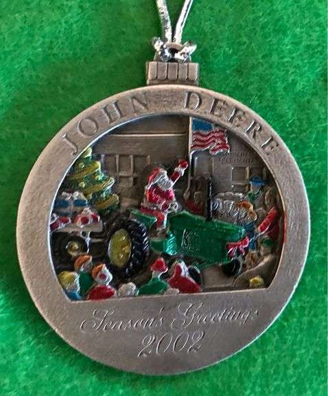 John Deere 2002 Commerative Christmas Ornament