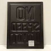 No Speed Limit Pressed Metal Sign