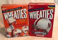 1995 & 1996 - Nebraska Cornhuskers Wheaties Breakfast Cereal Boxes