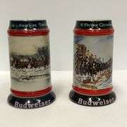 Set of 2: American Tradition Budweiser Steins