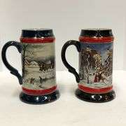 Set of 2: American Tradition Budweiser Steins