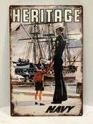 US Navy Heritage Sign