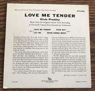 OLD 45 RMP RECORD “LOVE ME TENDER” BY ELVIS PRESLEY-FAIRLY NICE SLEEVE AND RECORD