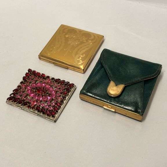 Lot of 3 Vintage Compacts