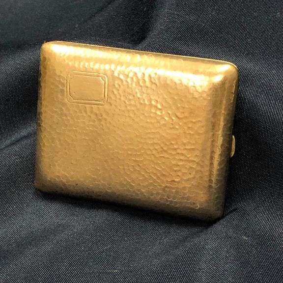 Vintage Nickel Silver Cigarette Case