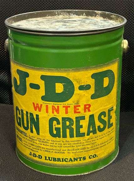 John Deere "J-D-D" Winter Gun Grease Bucket - "Mesch & Son - Stanton, NE"