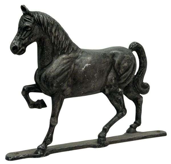 Cast Aluminum Prancing Horse