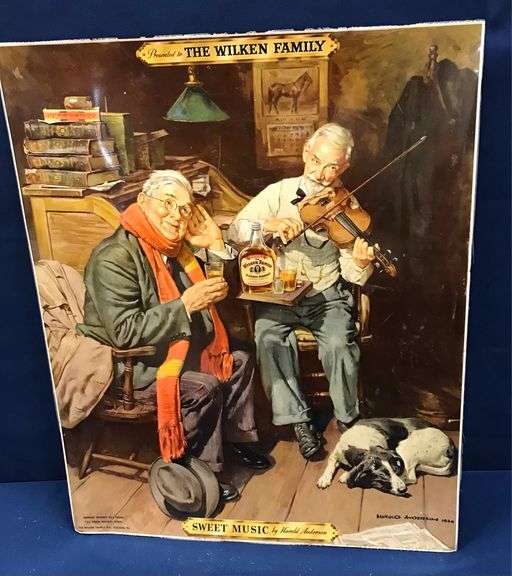 Wilken Family - Blended Whiskey Poster - Harold Anderson 1938