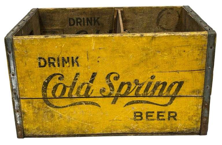 Cold Spring Beer Wooden Crate