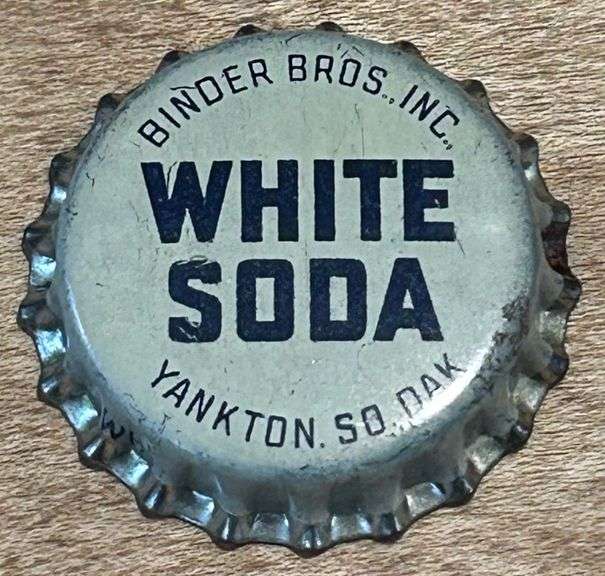 "Binder Bros - Yankton, SD" White Soda Cap