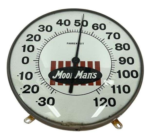 Moor Mans Round Thermometer
