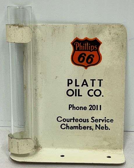 Phillips 66 "Platt Oil Co - Chambers, NE" Rain Gauge