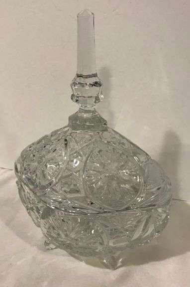 Fancy Crystal Candy Dish