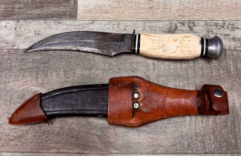 Solingen Germany 13170 Fixed Blade Knife with Sheath