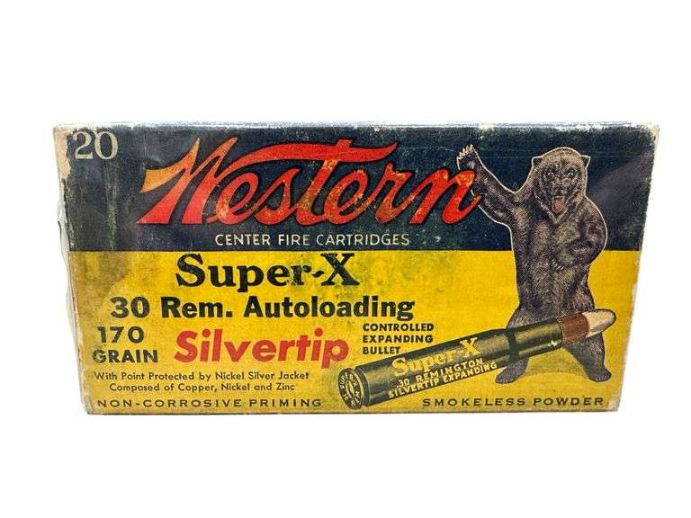 Western Super X Silvertip .30 Rem Autoloading