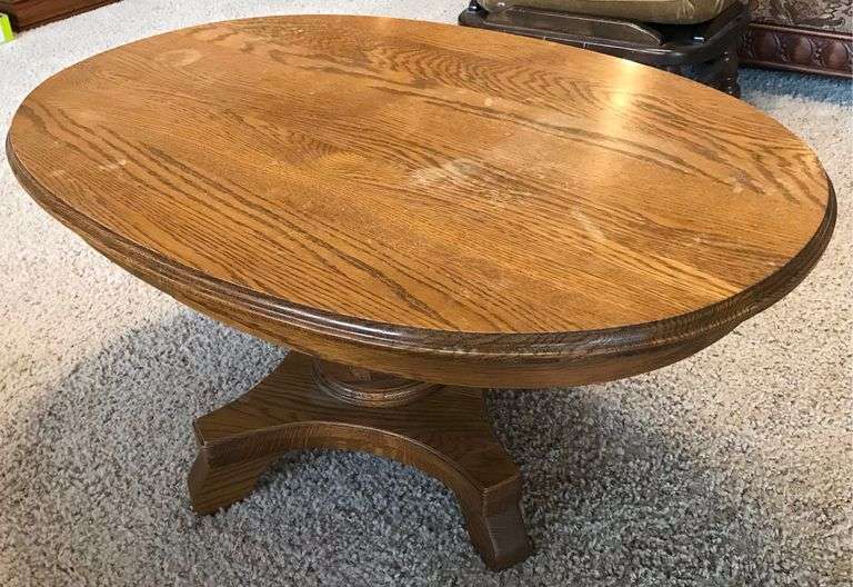 Oval Shaped Coffee Table