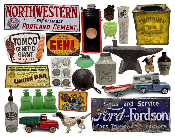 OCTOBER 31, 2025 FALL ROUNDUP - ANTIQUES, PRIMITIVES, ADVERTISING - LIVE AUCTION 