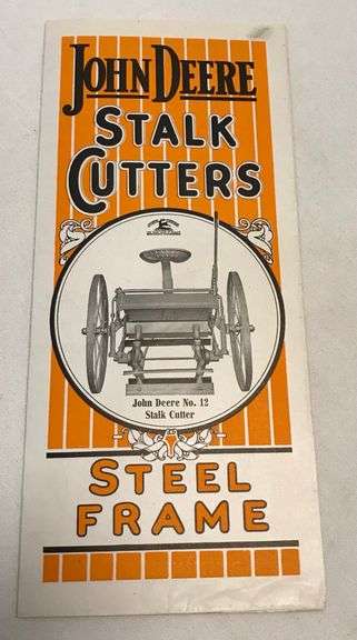 1920 - John Deere Stalk Cutters - Pocket Brochure