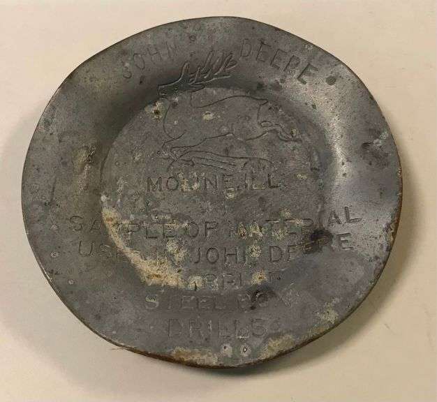 John Deere Drill - Sample of Metal Tray