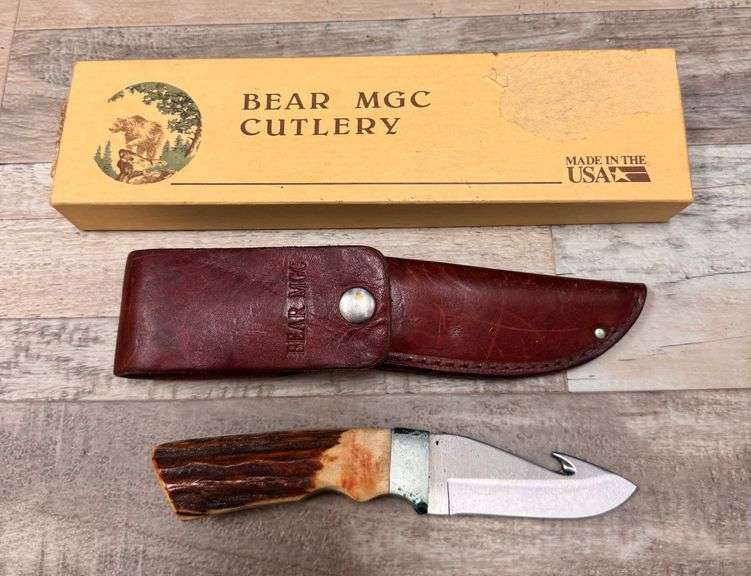Bear MGC Cutlery - Fixed Blade Knife with Gut Hook