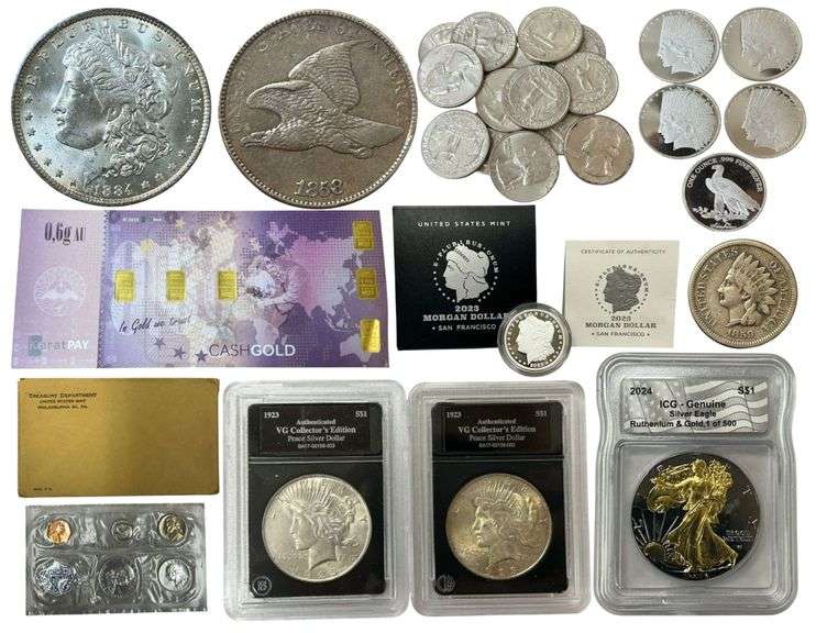 NOVEMBER COIN AND CURRENCY - ONLINE ONLY AUCTION