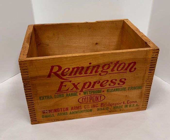 Remington Express 12 Ga. Wooden Ammo Box