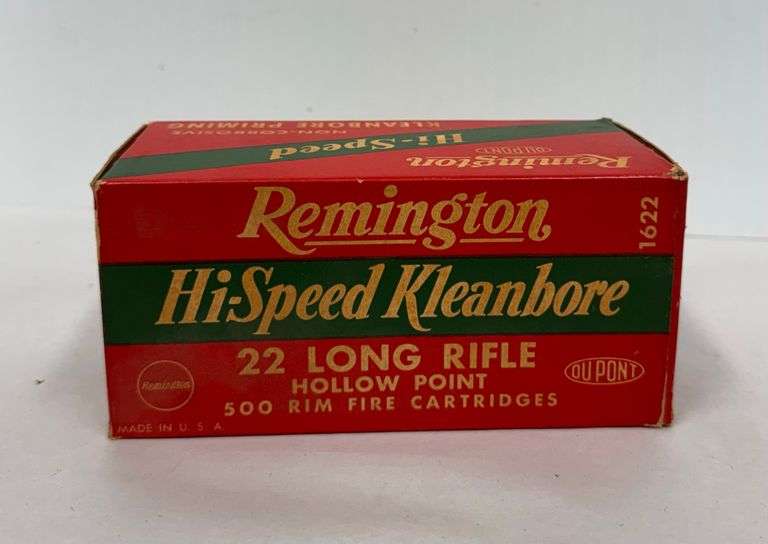 Remington Hi-Speed Kleanbore 22 Long Rifle - Vintage Full Brick