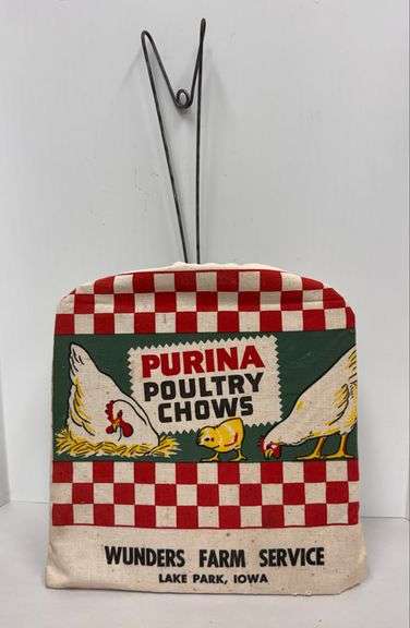 Purina - “Wunders Farm Service - Lake Park, Iowa” - Clothes Pin Bag