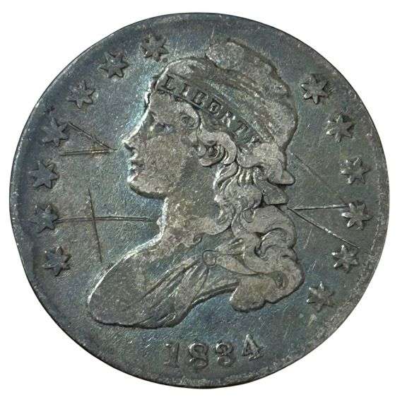 1834 United States Capped Bust Half Dollar