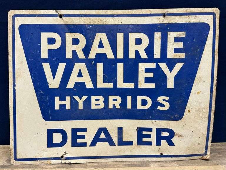 Prairie Valley Hybrids - Single Sided Metal Sign