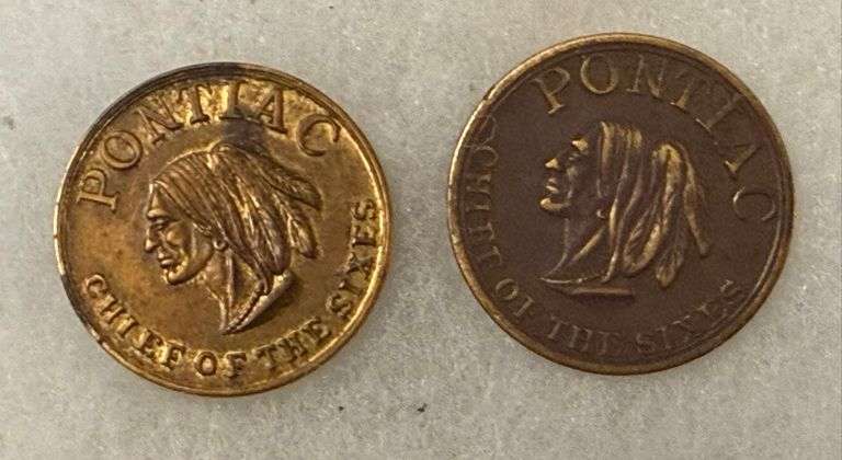 Pontiac "Chief of the Sixties" Advertising Tokens