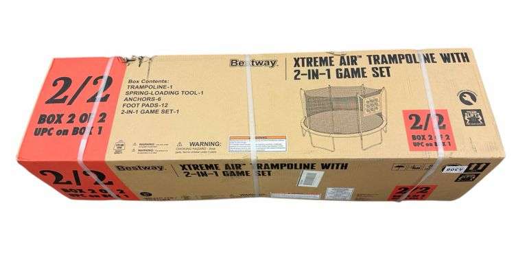 15' Xtreme Air Trampoline with 2-in-1 Game