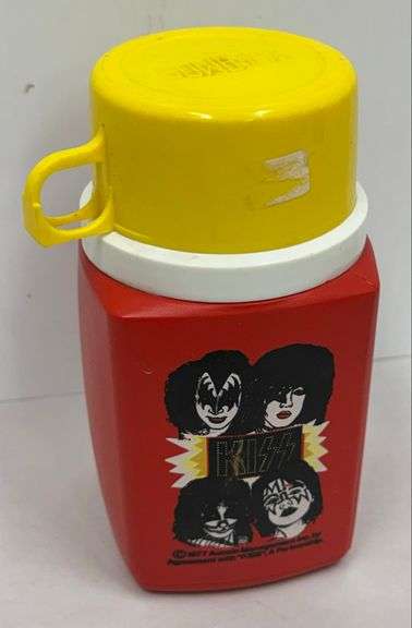 KISS Plastic Thermos - 1977 Aucoin Management Inc