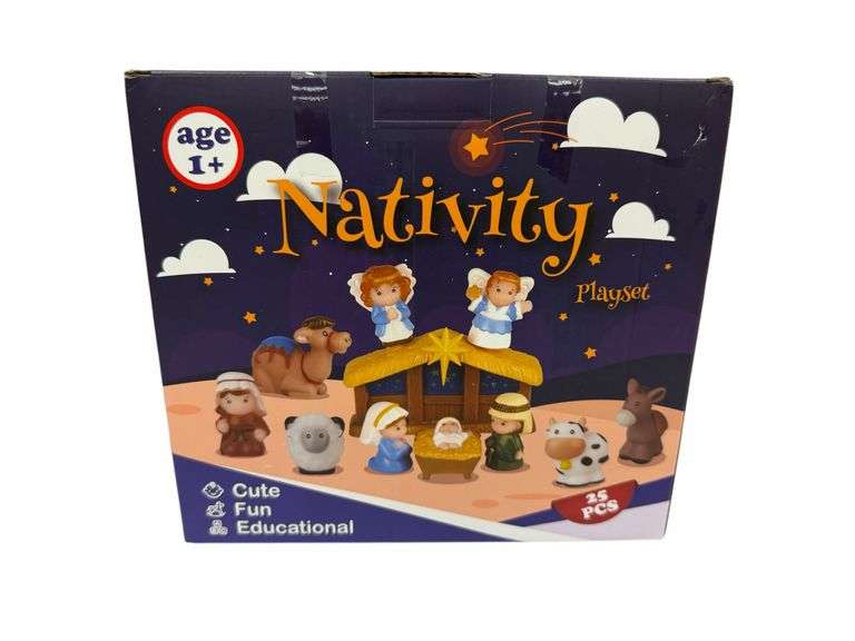 25 Piece Soft Nativity Set