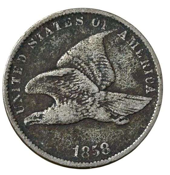 1858 U.S. Flying Eagle Cent