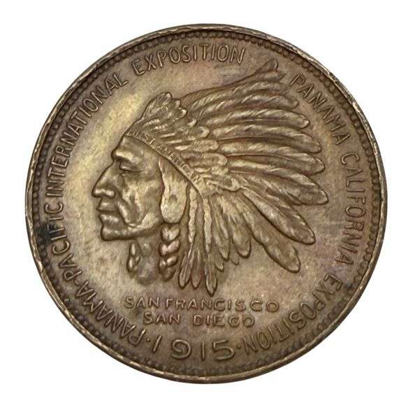 1915 Panama-Pacific California Exposition Souvenir Penny