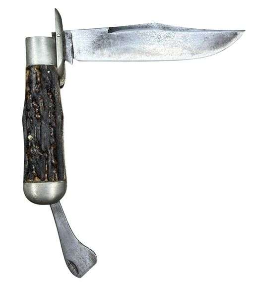 Early & Rare "Marbles" Safety Folding Knife