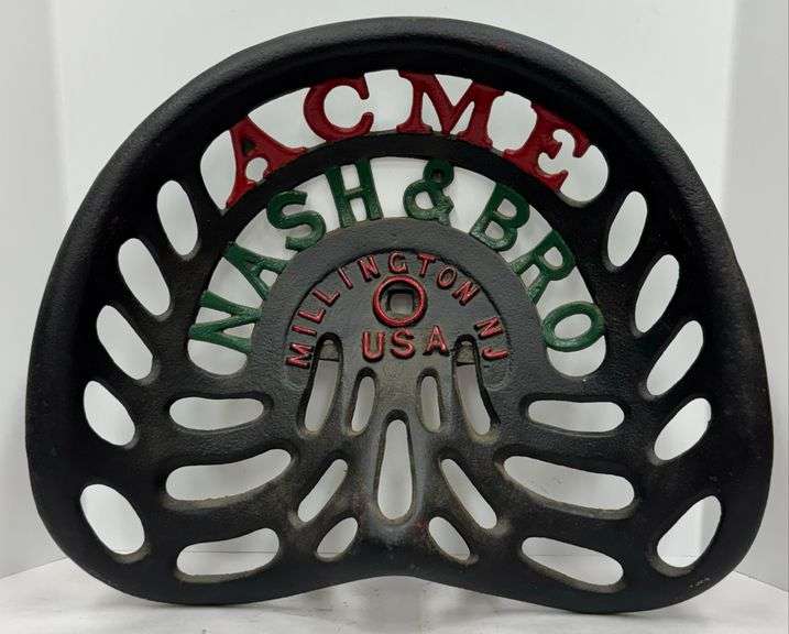 Acme - Nash & Bro - Cast Iron Seat