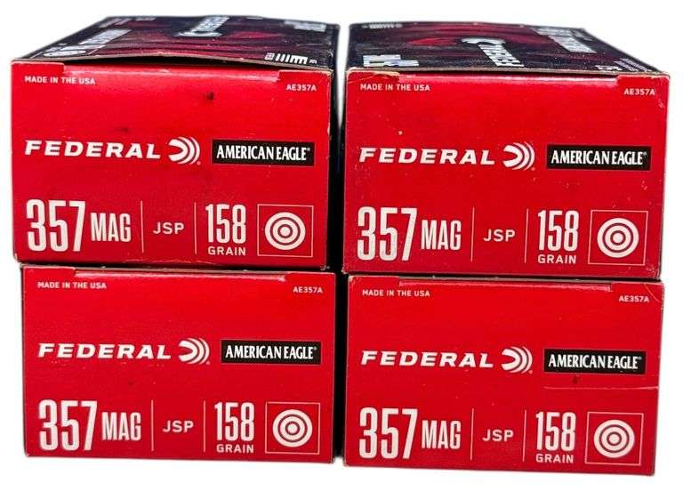 (4x) Federal 357 Mag - 158 Gr. JSP