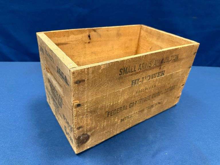 Federal Hi-Power 16ga Wooden Shell Box