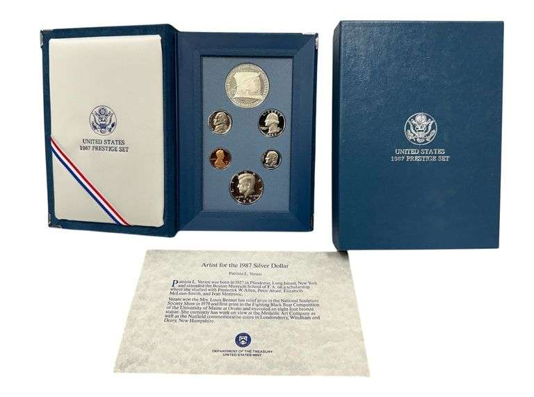 United States 1987 Prestige Set