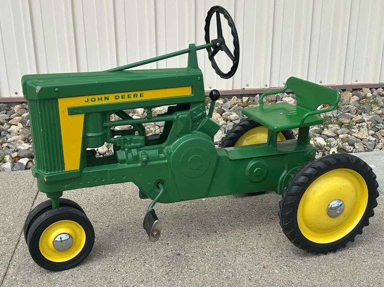 Best HD Pictures about  John Deere Cast Iron Pedal Tractor  with No AI Images
