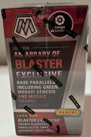 2020-21 Panini Mosaic LaLiga Soccer Trading Cards Blaster Box – Sealed – 8 Packs