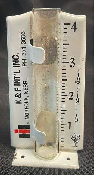 K & F International Inc. - Norfolk, Nebraska - Advertising Rain Gauge