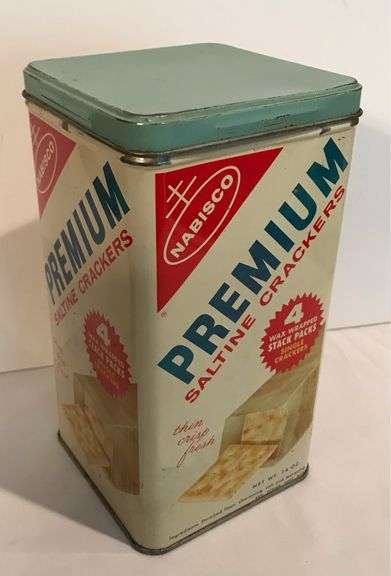 Vintage Nabisco Premium Cracker Tin