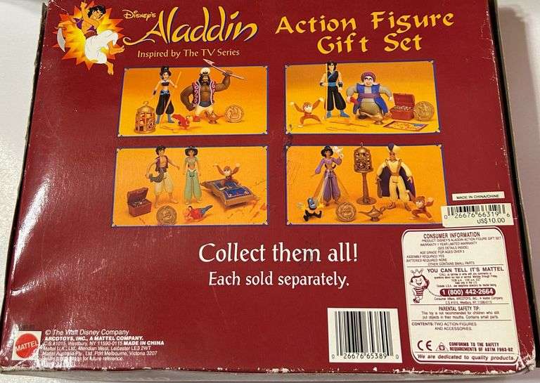 Disney’s Aladdin Action Figure Gift Set – Mattel 1993