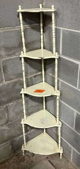 Antique Wooden Corner Shelf
