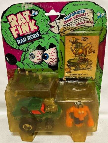 Rad Rods Cards 1992 Rat Fink and the Rad Rods “Gearhead in Beach Bomber” – Kenner ...