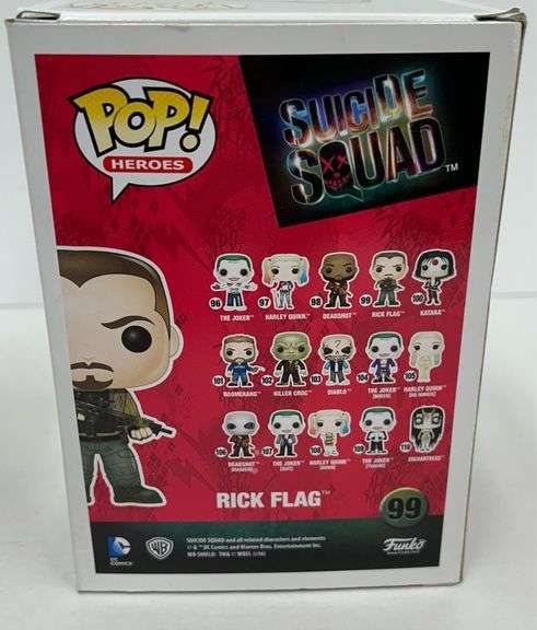 Funko Pop! Heroes Suicide Squad #99 Rick Flag Vinyl Figure – New in Box