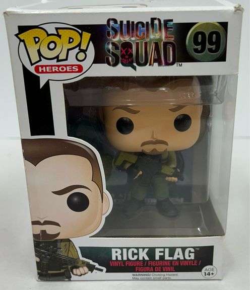 Funko Pop! Heroes Suicide Squad #99 Rick Flag Vinyl Figure – New in Box